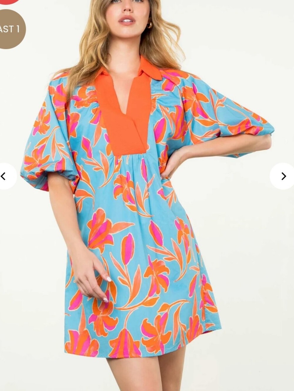 New THML Floral Dress Medium